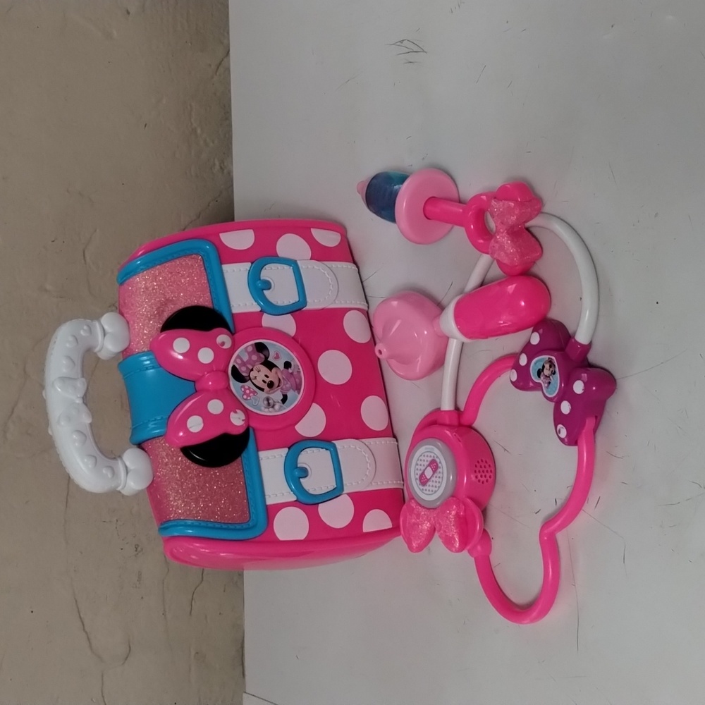 Minnie Mouse 3 Piece Kids Pretend Play Medical Bag